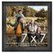 7x7 Wide Barnwood Picture Frame with UV-Resistant Acrylic & Acid Free Backing, Available in 6 Paint Finishes - Grey, Brown, White, and Black